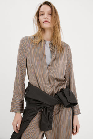 blouse bruin