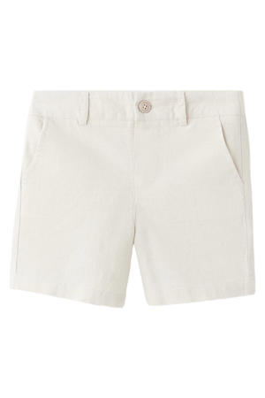 linnen casual short ecru