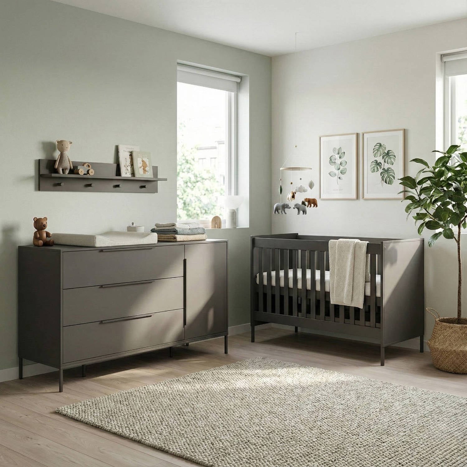 Born Lucky Babykamer Lissabon Chocolate XL 2-Delig
