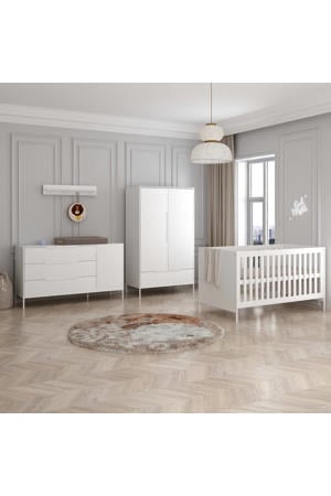 Meegroei Babykamer Santiago Wit XL 3-Delig
