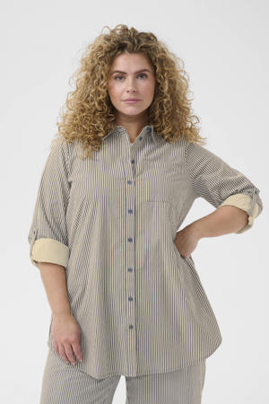 Kaffe Curve blouse lichtblauw | wehkamp