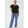 Kaffe Curve T-shirt zwart