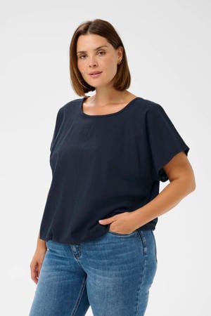 T-shirt donkerblauw