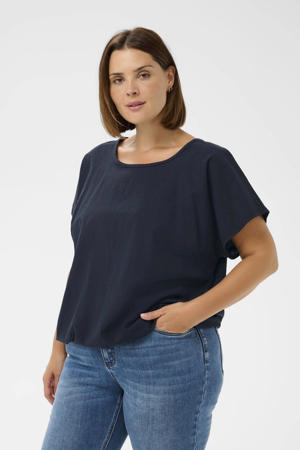 T-shirt donkerblauw