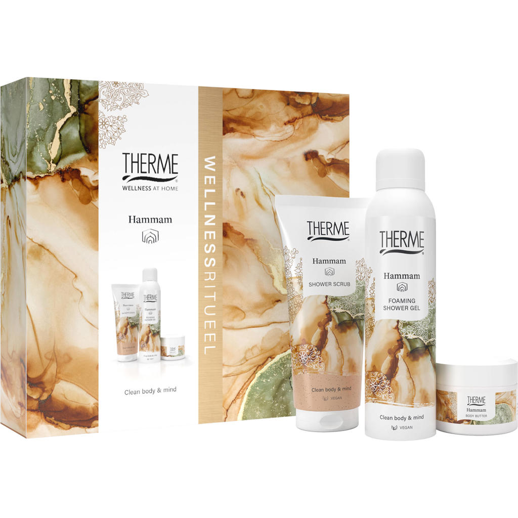 Therme Hammam Wellness Treatment geschenkset - 3 stuks
