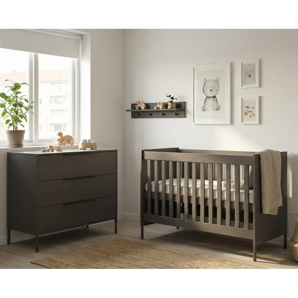 Born Lucky Babykamer Lissabon Chocolate 2-Delig