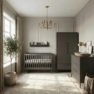 Babykamer Lissabon Chocolate 3-Delig