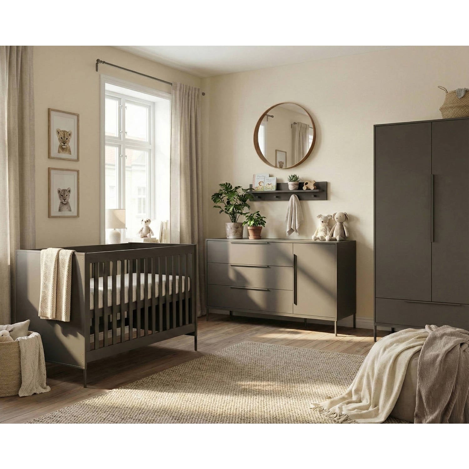 Born Lucky Meegroei Babykamer Lissabon Chocolate XL 3-Delig