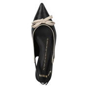 thumbnail: BRONX New-fabia leren loafers zwart
