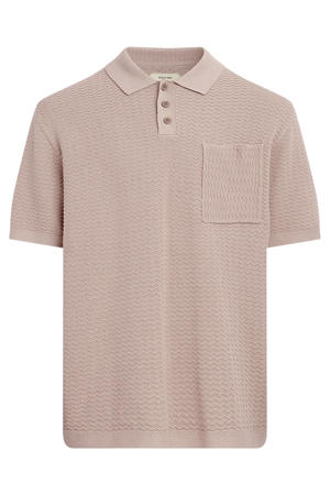 polo gebreid beige