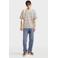 Redefined Rebel boxy gestreepte T-shirt beige