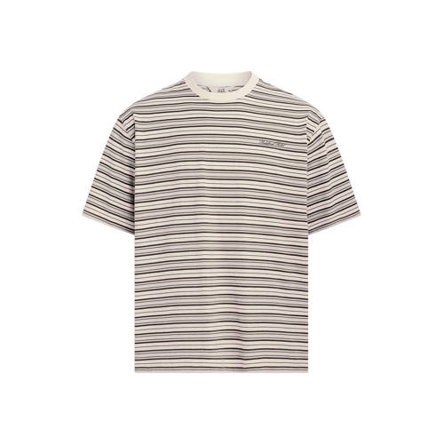 Redefined Rebel boxy gestreepte T-shirt beige afbeelding