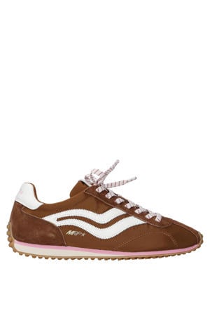 Cartagena V.14L suède leren sneakers bruin