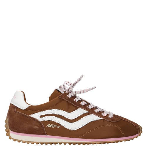 MRP Cartagena V.14L suède leren sneakers bruin