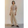 AWARE wide leg pantalon - beige