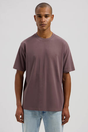 oversized T-shirt donkerpaars