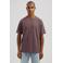 Dstrezzed oversized T-shirt donkerpaars