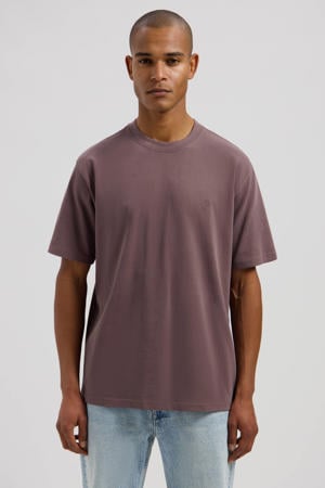 oversized T-shirt donkerpaars
