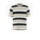 Dstrezzed relaxed gestreept T-shirt beige