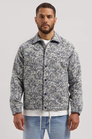 reversible overshirt blauw