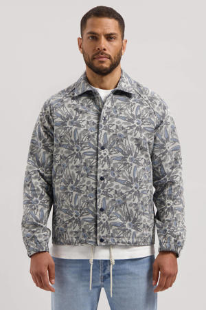 reversible overshirt blauw