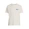 Dstrezzed regular T-shirt met backprint ecru