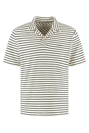 regular gestreepte polo ecru