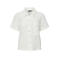 PIECES Curve kanten blouse wit