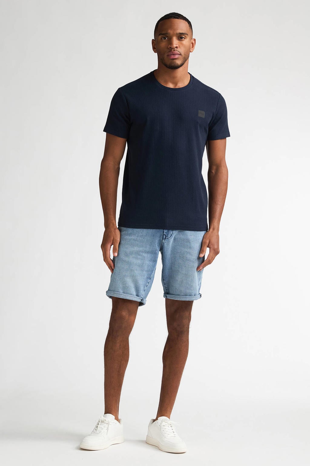 Petrol Industries regular short medium blue denim