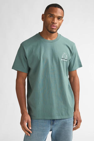relaxed T-shirt groen