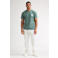 Petrol Industries tapered chino met linnen wit
