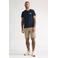 Petrol Industries regular T-shirt donkerblauw
