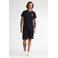 Petrol Industries regular T-shirt met backprint zwart