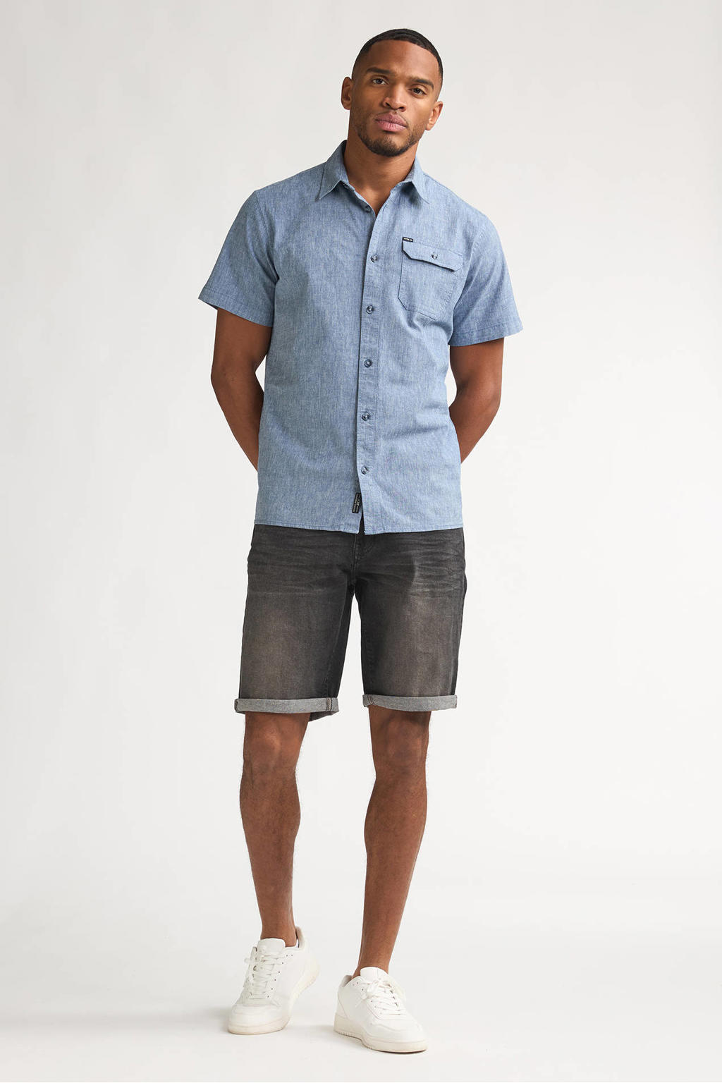 Petrol Industries regular short black denim