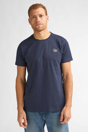regular T-shirt donkerblauw