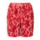 PIECES Curve high waist gebloemde casual short roze