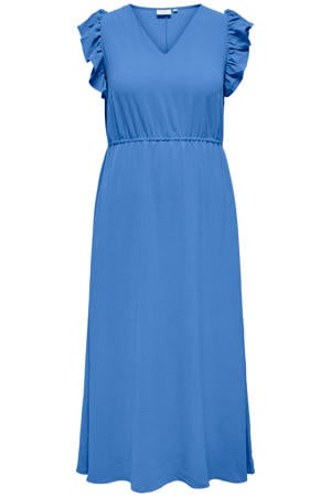 maxi jurk blauw