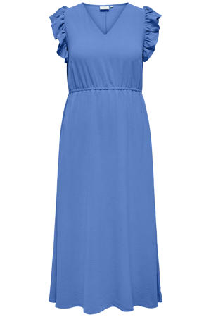 maxi jurk blauw