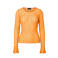PIECES Curve top oranje