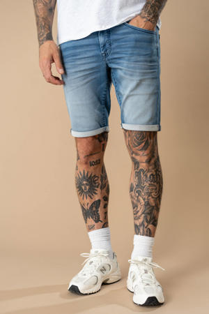 denim slim short medium indigo