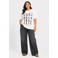 NOISY MAY Curve T-shirt wit