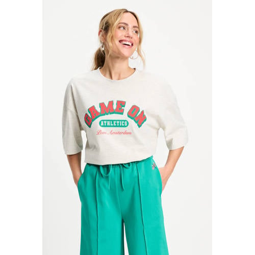 POM Amsterdam X Gwen van Poorten T-shirt grijs afbeelding