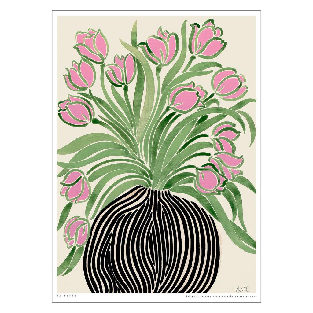 Poster & Frame Poster - La Poire - Tulips 1 - A3 (29.7 x 42 cm cm)