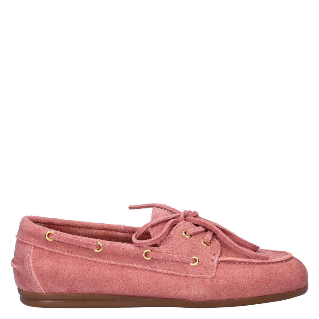 Nelson suède bootschoenen roze