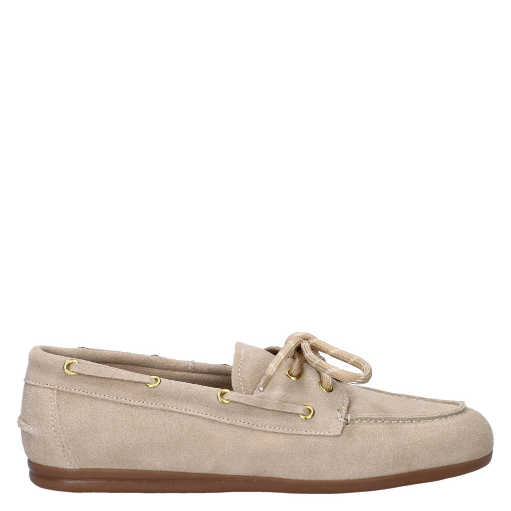 Nelson suède bootschoenen beige