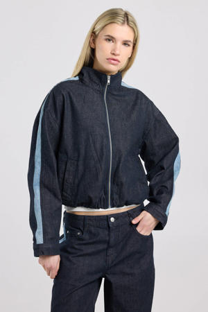denim spijkerjas dark blue denim