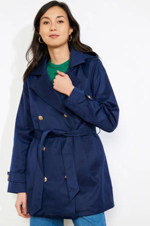 trenchcoat donkerblauw