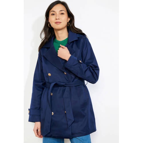 LOLALIZA trenchcoat donkerblauw afbeelding