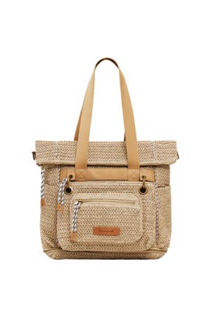 raffia rugzak naturel