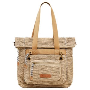 raffia rugzak naturel